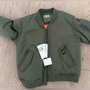 Zara bomber jacket. With tags.